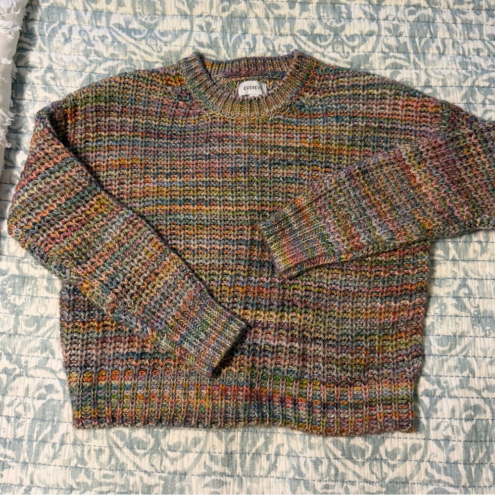 Evereve Multicolor Crewneck Sweater